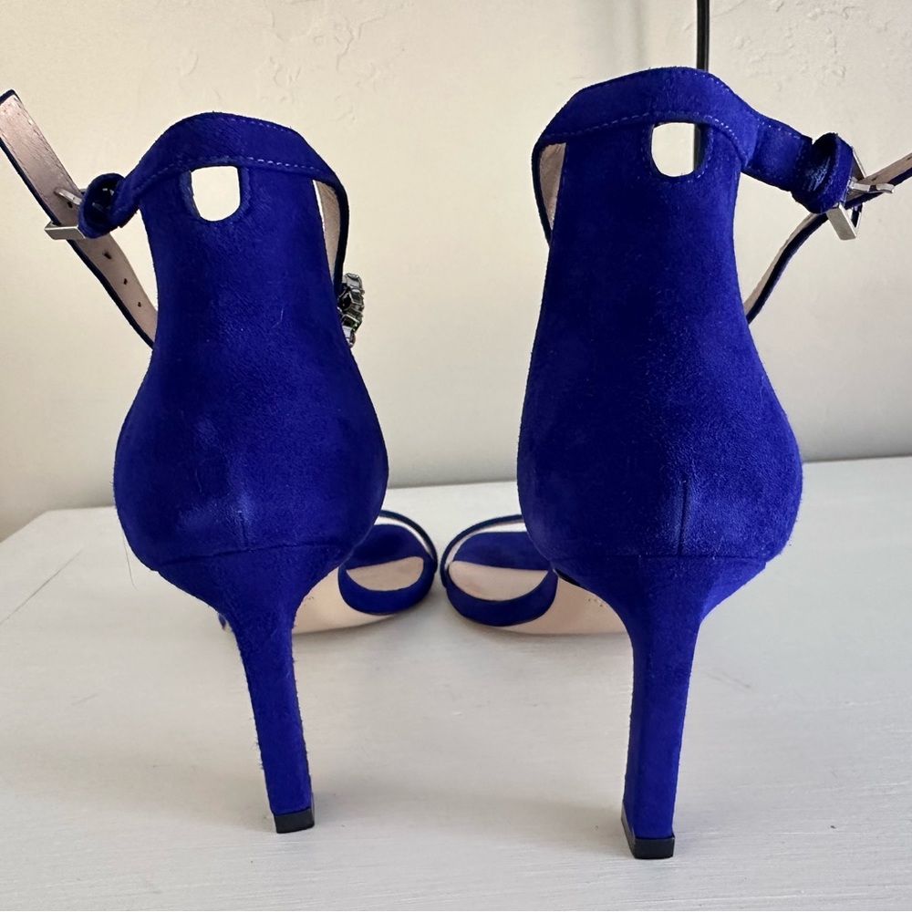 Stuart Weitzman New Heels Size 7.5 Square Open Toe - image 4